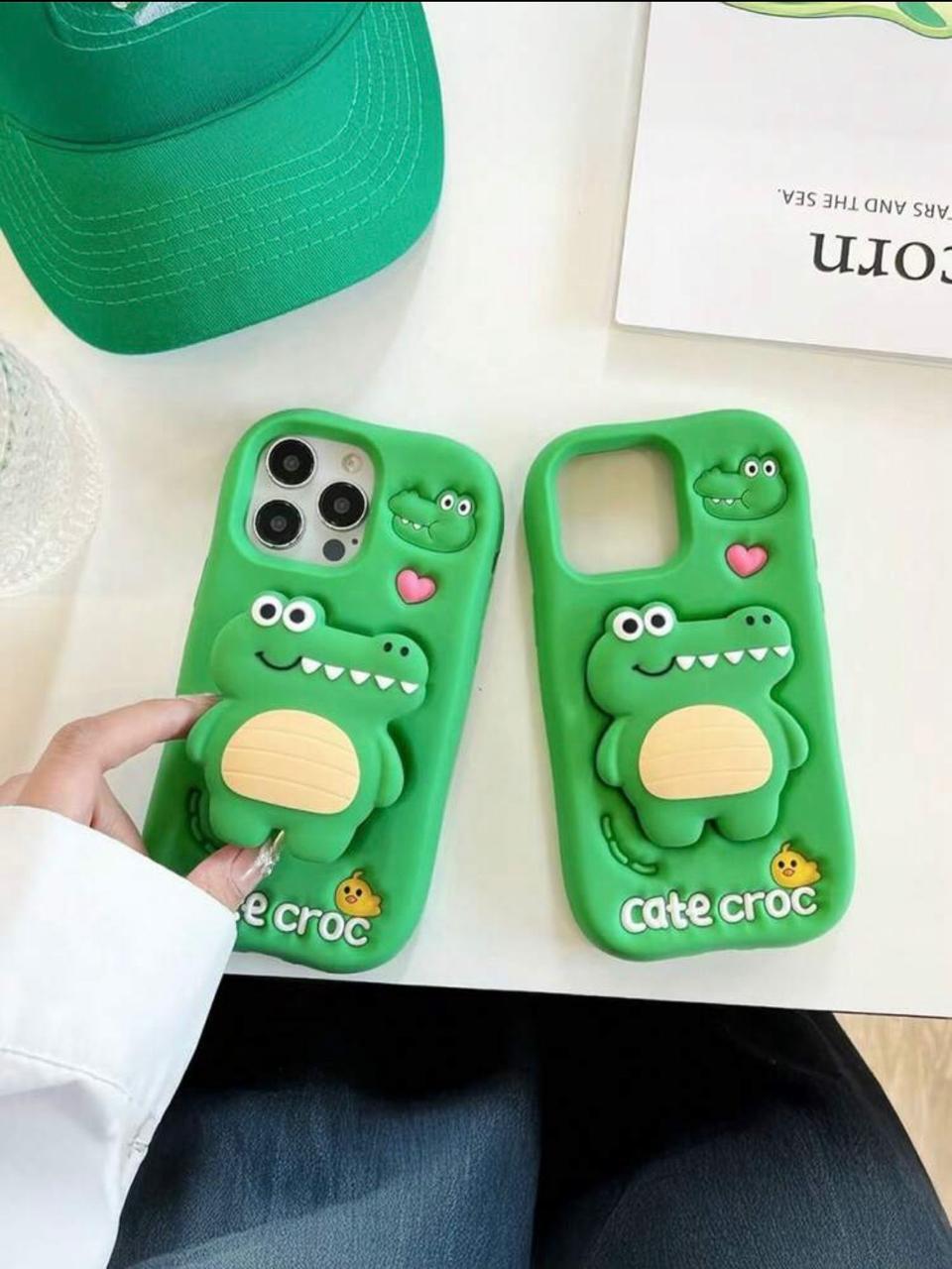 Cute Croc 3D Phone Case