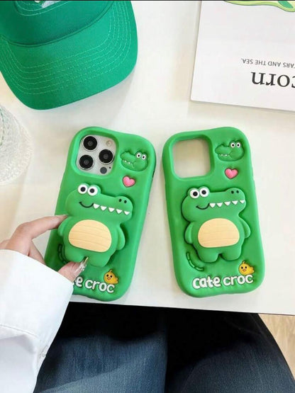 Cute Croc 3D Phone Case