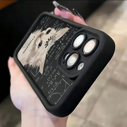 The Calculating Cat Phone Case