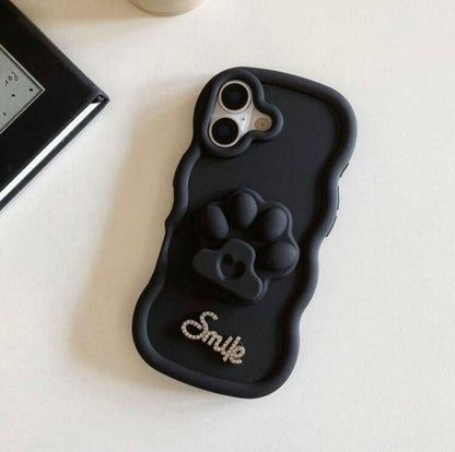 Black Paw Grip Phone Case