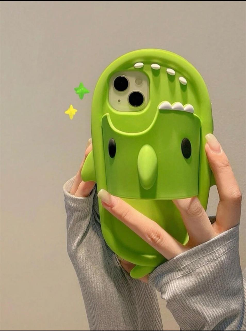 Cute Dino 3D Phone Case
